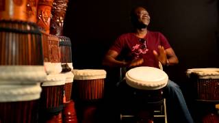 M'bemba Bangoura Plays Wula Drum #4016