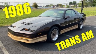 For Sale: 1986 Pontiac Trans Am WS6