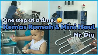 Kemas ruang tamu & Mini Mr Diy Haul