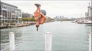 Stick or Swim - Parkour Front Flip Challenge