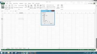 Zoom option in Excel 2013