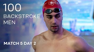 Men’s 100m Backstroke | PLAYOFF MATCH 5 (16/18) DAY 2