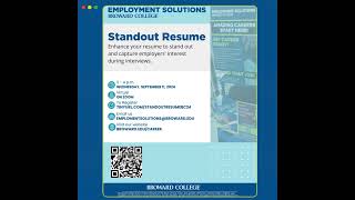 Join Employment Solutions for 3 Open Houses and Virtual Career Ready Workshops this week!