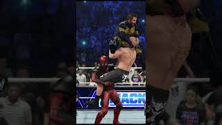 Deadpool & Wolverine Tag Team Finisher🔥😱 - WWE2K24 #shorts #shortsfeed