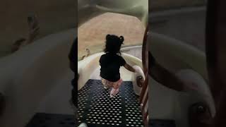 Baby is okay😳 #fail #funny #shorts #babyfail #park #slide #baby #funnybaby #asmr #shortsvideo