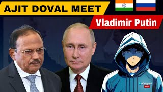 NSA Ajit Doval meets Russian President Vladimir Putin #ajitdoval #vladimirputin #geogyani #studyiq