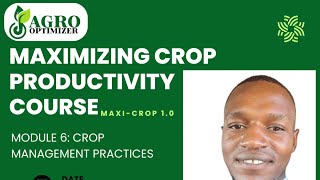 CROP MANAGEMENT (MAXI-CROP 1.0)