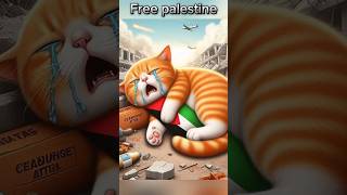 Free palestine cat #cutecat #cat #shorts #aicat