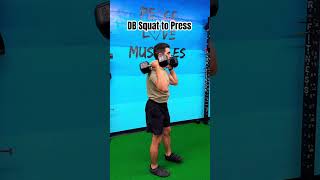 Dumbbell Squat To Press