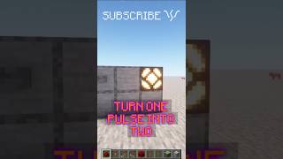 I heard you like pulses, so I turned ONE PULSE INTO TWO | Redstone with PsiVolt #minecraft #redstone