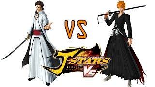 لعبة J Stars Victory VS (Kurosaki Ichigo VS Aizen Sousuke )  PS3