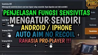 CARA SETTING SENSITIVITAS PUBG MOBILE NO RECOIL TERBAIK 2020