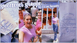 the "Sweetener Shoppe" experience NYC by R.E.M. Beauty & Ariana Grande ♡ (VLOG)