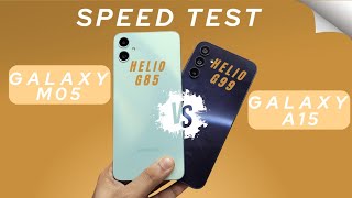 Samsung Galaxy M05 vs Galaxy A15 Speed Test! Which One’s Faster?