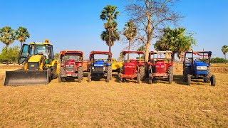 Mahindra 275 Di Tractor Trolly Overturned | Mahindra Tractor Stuck in Mud | Tractor Working