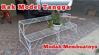 Cara Mudah Membuat Rak Cantik Model Tangga || Welder Kidal