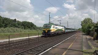 2023 - HU - GySEV Raaberbahn 471 Vectron loco with Intercity IC train, in Szöny