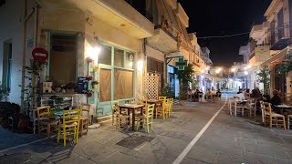 Rethymnon , 4K, Crete , November , walking tour , many shops are already closed ...