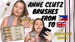 NEW ANNE CLUTZ ULTIMATE BEGINNER BRUSHES: A BEGINNER'S REVIEW | MY FIRST EVER BRUSH SET | PINAY MOM