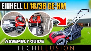 🔥ASSEMBLY GUIDE: Einhell GE-HM 18/38 Li Cordless Cylinder mower - step by step guide