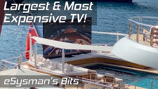 The Largest, Most Expensive TV Ever Installed on a Superyacht! | eSysman's Bits