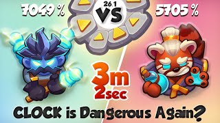 CLOCK is Dangerous Again? Tesla Clock vs Spirit Master - PVP Rush Royale