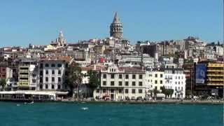 view of galata tower in istanbul from eminonu