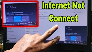 Laptop Wi-Fi Ethernet Not Working Problem | Internet WiFi Not Supporting in Windows 10,11#Macnitesh