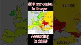 Map of gdp per capita in 2023