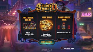 💥 "3 CLOWN MONTY 2" - NEW SLOT by PLAY N GO !! 💥