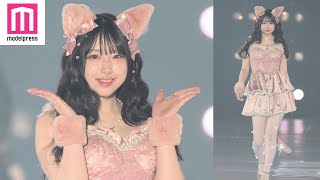 “ぱるたん”桜庭遥花「関コレ」初出演で猫耳衣装着こなしダンス アイドルデビューが決定【関西コレクション 2024 A／W】