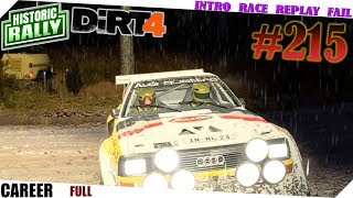 Dirt 4 Historic Rally Full Career #215 - Audi Sport quattro S1 E2 4WD - USA