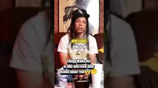 OBlock Rapper EDogg Walks Out Mid-Interview!!🤔🔥 #shorts #viral