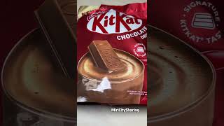 Taste the new KitKat Chocolate Drink #kitkat #chocolate #chocolatedrink #kitkatchocolate #foodie