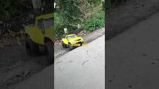 Trx4 sport slow motion wheelspin and jump