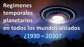 REGÍMENES TEMPORALES PLANETARIOS