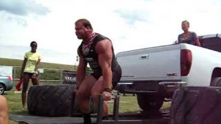 Derek Poundstone Truck Dead Lift at America's Strongest Man 2009