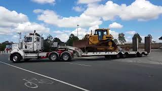 Caterpillar D6N LGP Dozer Going to a Happy Customer.