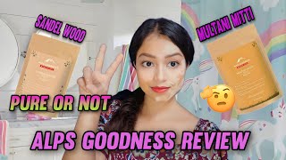 MIRACLE FACE PACKS| ALPS GOODNESS SANDEL WOOD & MULTANI MITTI REVIEW| HONEST