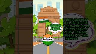 15 August 2024 #countryballs #trending #india #independenceday #15august