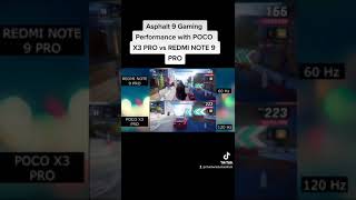 ASPHALT 9 LEGENDS MULTIPLAYER MODE WITH POCO X3 PRO vs REDMI NOTE 9 PRO