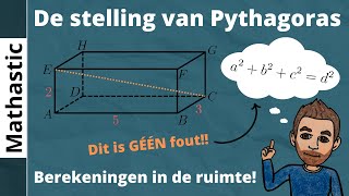 Berekeningen met de stelling van Pythagoras