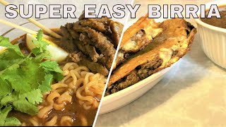 SUPER EASY Birria Tacos And Ramen