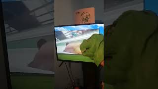 Dinosaur puppet reacting to Jimmy here part 17