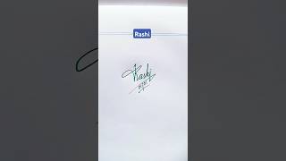 Calligraphy Signature | Rashi | sk cursive art