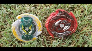 Beyblade Burst Battle: Glyph Valtryerk V5 Vs. Eclipse Dragon D5