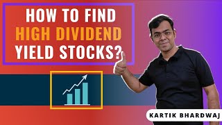 How to find High Dividend Yield Stocks | how to use screeners | dividend screener