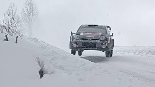 Elfyn Evans Rally Sweden 2024 test Toyota GR Yaris Rally 1