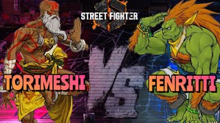 [SF6] Torimeshi(Dhalsim) vs Fenritti(Blanka) High Level [Street Fighter 6]