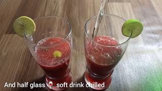 water melon lemonade / Refreshing water melon juice restaurant style/ cook with Atti